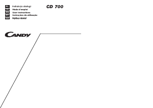Instrukcja Candy CD 700 SY Zmywarka