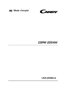 Mode d’emploi Candy CDPM 2D54W-47 Lave-vaisselle