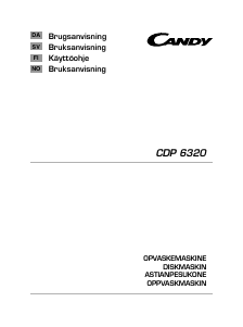 Bruksanvisning Candy CDP 6320/1-86 Oppvaskmaskin