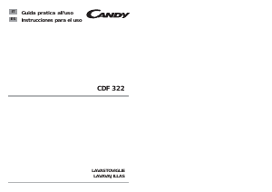 Manual de uso Candy CDF322T-86S Lavavajillas