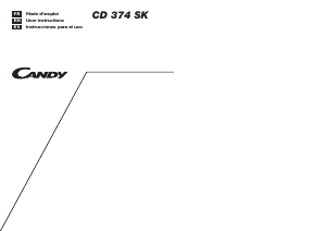 Handleiding Candy CD 374 SK Vaatwasser