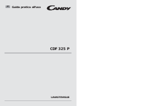 Manuale Candy CDF 325 P-01 Lavastoviglie