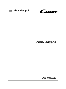 Mode d’emploi Candy CDPM 96390F-47 Lave-vaisselle