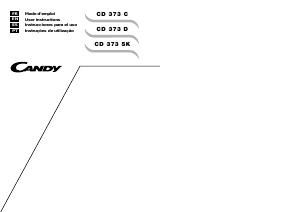 Manual Candy CD 373 C Dishwasher