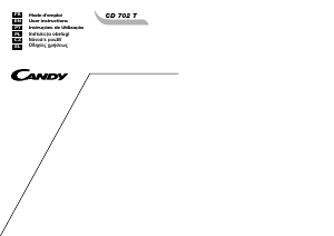 Bruksanvisning Candy CD 702 T Diskmaskin