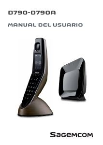 Manual de uso Sagemcom D790 Teléfono inalámbrico