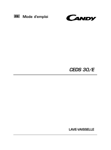 Mode d’emploi Candy CEDS 30N/E-47 Lave-vaisselle