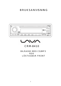 Bruksanvisning Lava CRM-8410 Bilradio