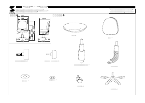 説明書 サンワ SNC-T119BLN 事務用椅子