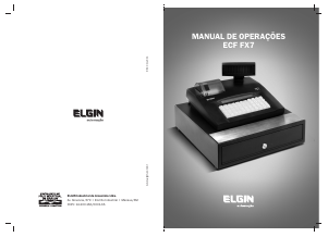 Manual Elgin ECF FX7 Caixa registadora