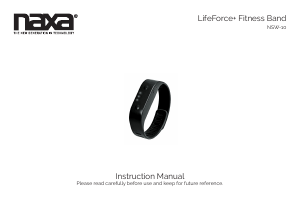 Handleiding Naxa NSW-10 LifeForce+ Activity tracker