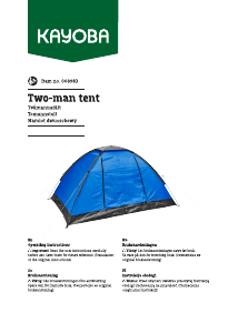 Handleiding Kayoba 008-983 Tent