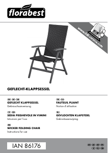 Manual Florabest IAN 86176 Garden Chair