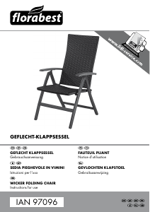 Manual Florabest IAN 97096 Garden Chair