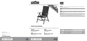Manual Florabest IAN 103539 Garden Chair