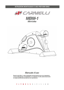 Manuale Carnielli MBM-1 Cyclette
