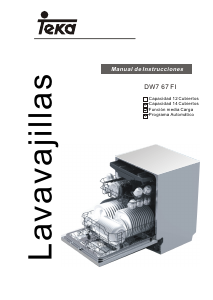 Manual Teka DW7 67 FI Máquina de lavar louça