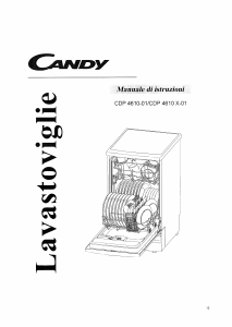 Manuale Candy CDP 4610-01 Lavastoviglie