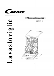Manuale Candy CSF 458 E Lavastoviglie