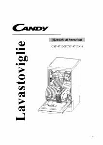 Manuale Candy CSF 4710-S Lavastoviglie