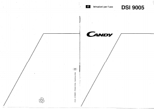 Manuale Candy DSI 9005 N Lavastoviglie