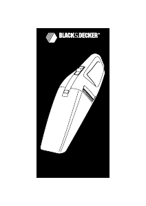 Manual Black and Decker VP331 VersaPak Aspirador de mão