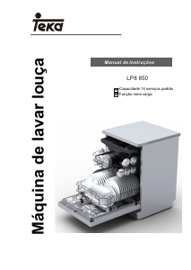 Manual Teka LP8 850 Máquina de lavar louça