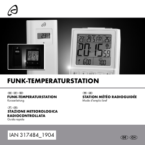 Bedienungsanleitung Auriol IAN 317484 Wetterstation