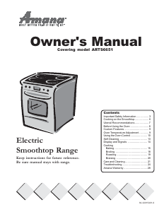 Manual Amana ARTS6651CC Range