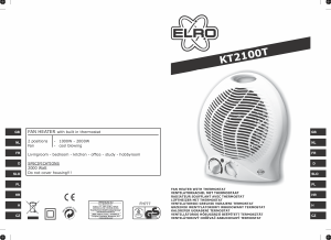 Mode d’emploi Elro K2100T Chauffage