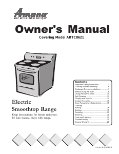 Manual Amana ARTC8621CC Range