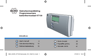 Mode d’emploi Elro KT100 Thermostat