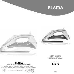 Manual de uso Flama 532FL Plancha