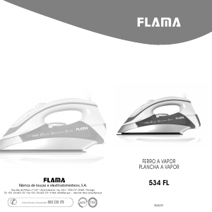 Manual de uso Flama 534FL Plancha