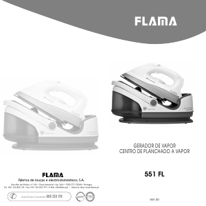 Manual de uso Flama 551FL Plancha