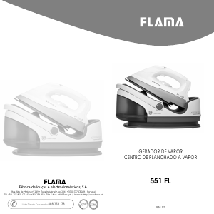 Manual de uso Flama 552FL Plancha