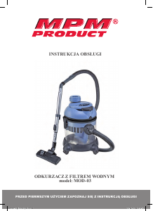 Manual MPM MOD-03 Vacuum Cleaner