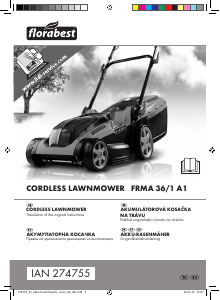 Manual Florabest FRMA 36/1 A1 Lawn Mower