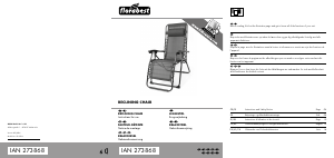 Bedienungsanleitung Florabest IAN 273868 Gartenstuhl