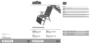 Manual Florabest IAN 273219 Garden Chair