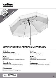 Manual Florabest IAN 277784 Garden Parasol