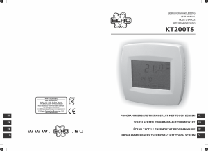 Bedienungsanleitung Elro KT200TS Thermostat