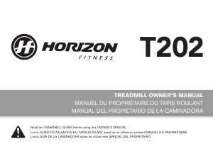 Manual Horizon Fitness Go T202 Treadmill