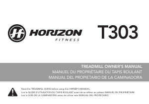 Manual Horizon Fitness Go T303 Treadmill