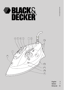 Manuale Black and Decker XT2200 Ferro da stiro
