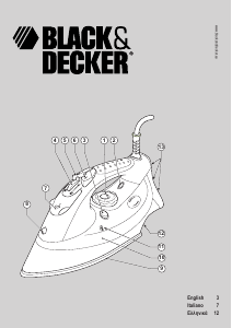 Handleiding Black and Decker XT2030 Strijkijzer