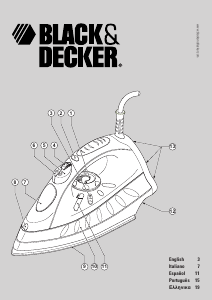 Handleiding Black and Decker XT2020 Strijkijzer