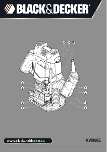 Bedienungsanleitung Black and Decker KW900E Oberfräse