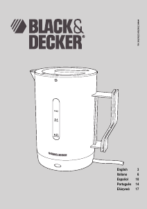 Manual Black and Decker DC55 Jarro eléctrico