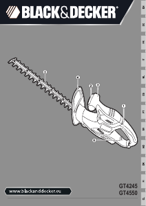 Manual Black and Decker GT4245 Hedgecutter